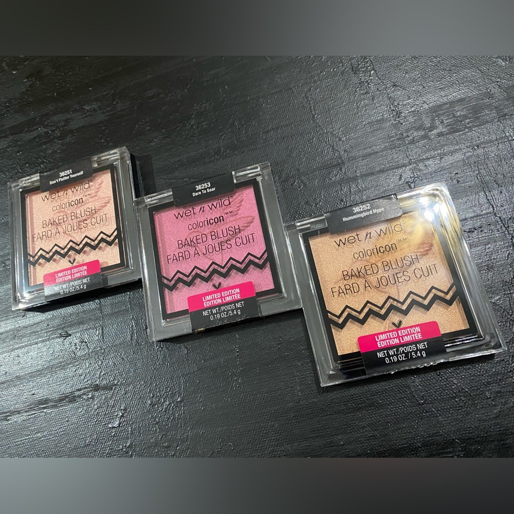 Wet n’ wild: 3ct coloricon baked blushes— limited edition!